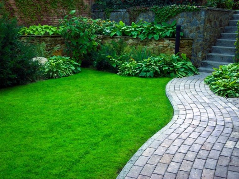 Patio path installation in Yorkshire